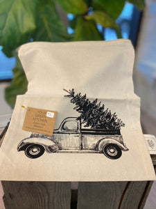 YGK - Christmas Tree Truck Zipper Bag