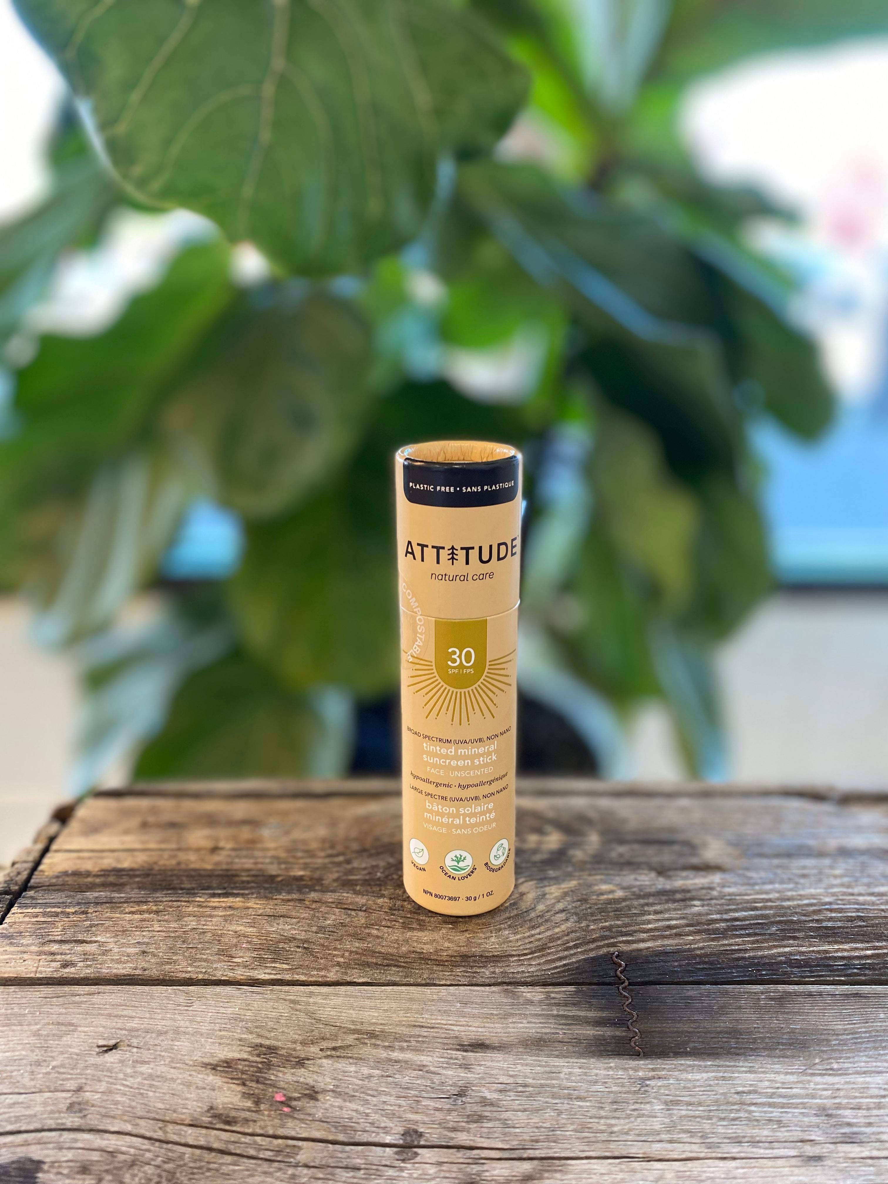 Attitude - Adult Tinted Mineral Sunscreen Stick SPF 30